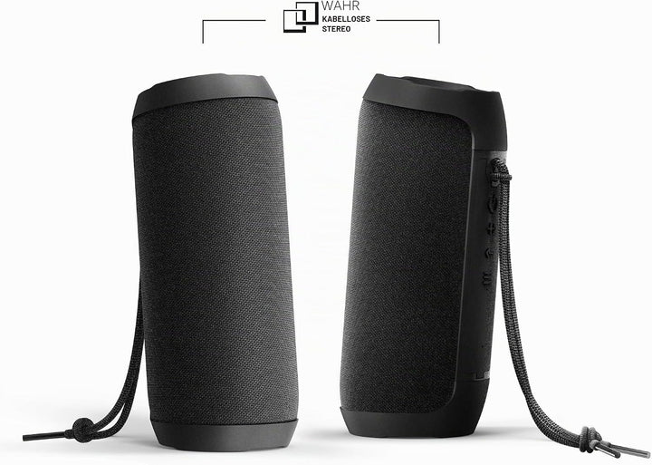 Energy Sistem Urban Box 2 Onyx Tragbarer Lautsprecher (10 W, TWS, Bluetooth 5.0, USB/microSD-MP3-Pla