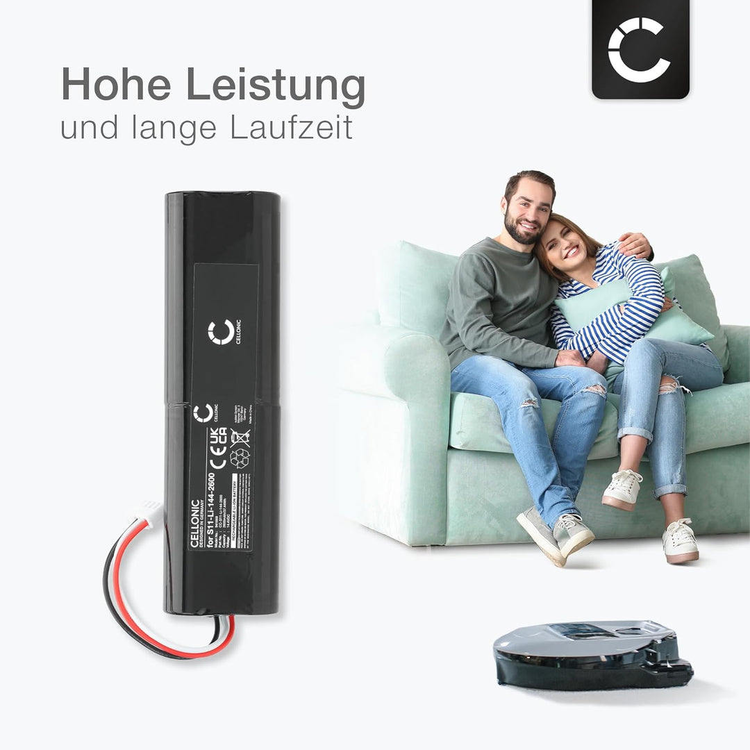 CELLONIC 1x Akku für Staubsauger Kompatibel mit ECOVACS Deebot Ozmo 900, Deebot Ozmo 905, Deebot Ozm