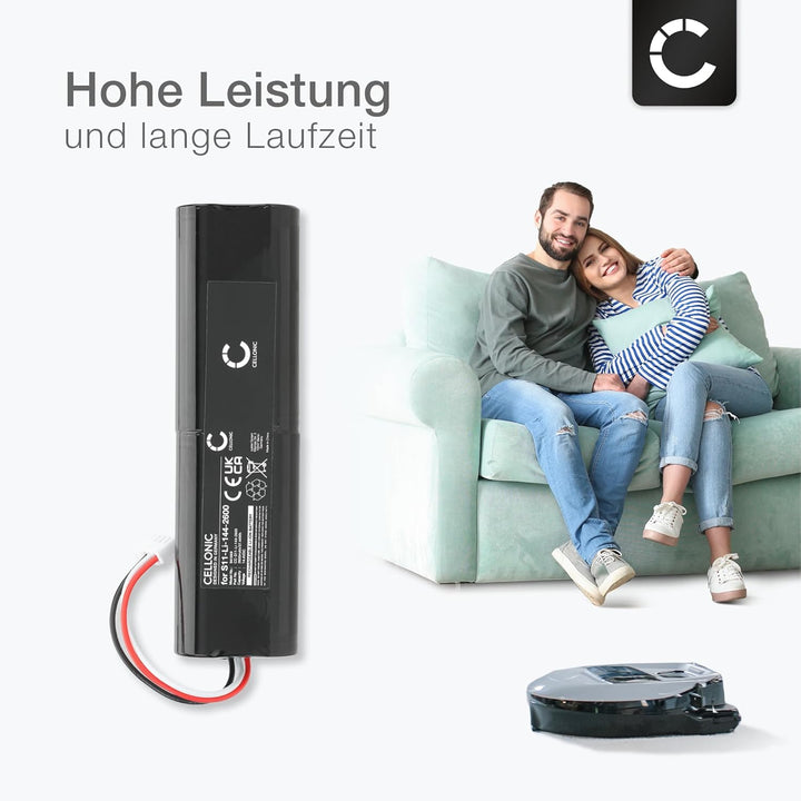 CELLONIC 1x Akku für Staubsauger Kompatibel mit ECOVACS Deebot Ozmo 900, Deebot Ozmo 905, Deebot Ozm