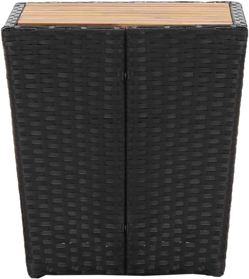 FIRBNUS 41.5x41.5x43 cm Beistelltisch Couchtisch Balkontisch Kompaktes Design Dining Table Kaffeetis