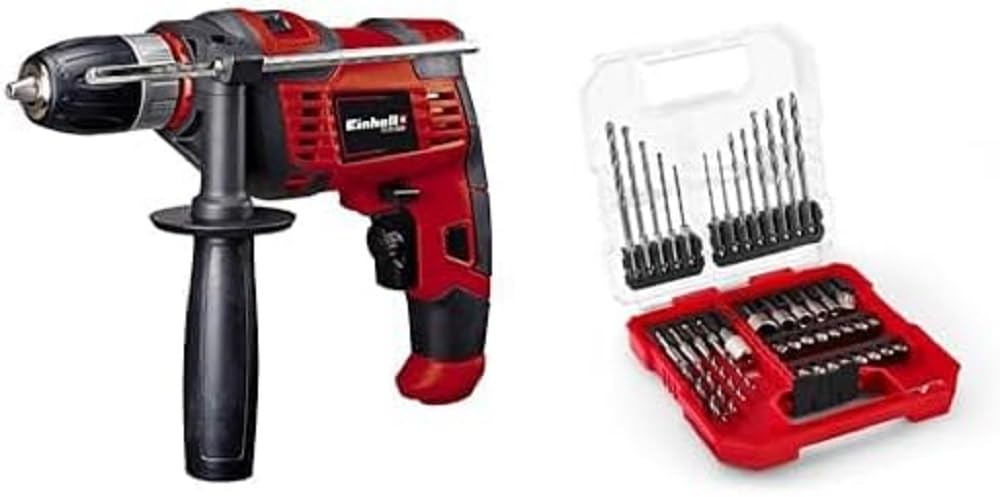 Einhell Schlagbohrmaschine TC-ID 550 E (550 W, Drehzahlregelelektronik, Drehzahlvorwahl, Rechts-/Lin