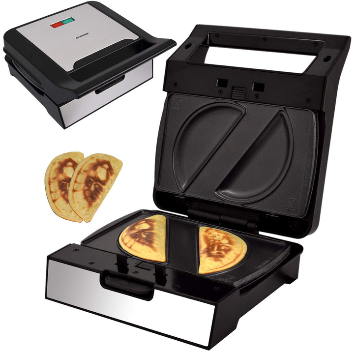 Syntrox Germany Empanada Maker MM-1400W mit herausnehmbaren Backplatten