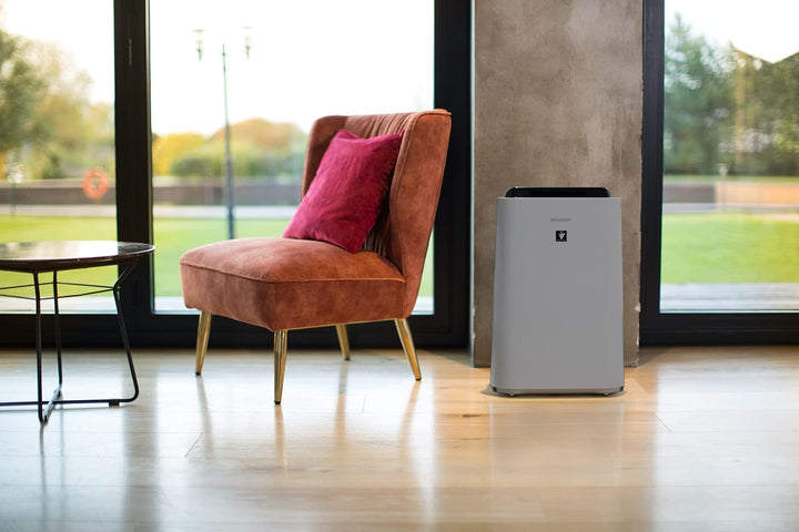SHARP UA-HD60E-L Luftreiniger (mit Befeuchtungsfunktion, Verbesserung der Luftqualität, Ideal für Al