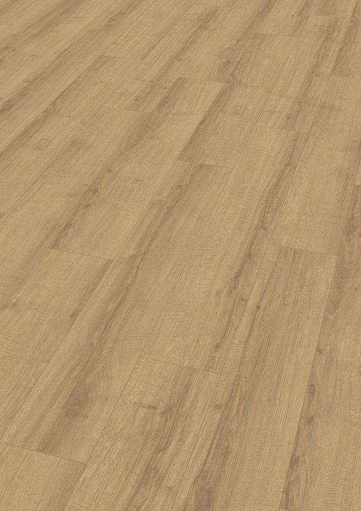 EGGER Laminatboden Aqua Clic It EL1007 Sherman Eiche honig (8mm, 1,995m²) | authentische Holzoptik |