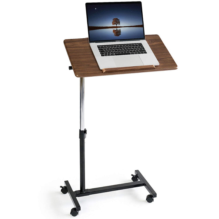 Tatkraft Gain - Laptoptisch Höhenverstellbar, mit Rollen, Laptoptisch Sofa & Bett, Tischplatte Einst