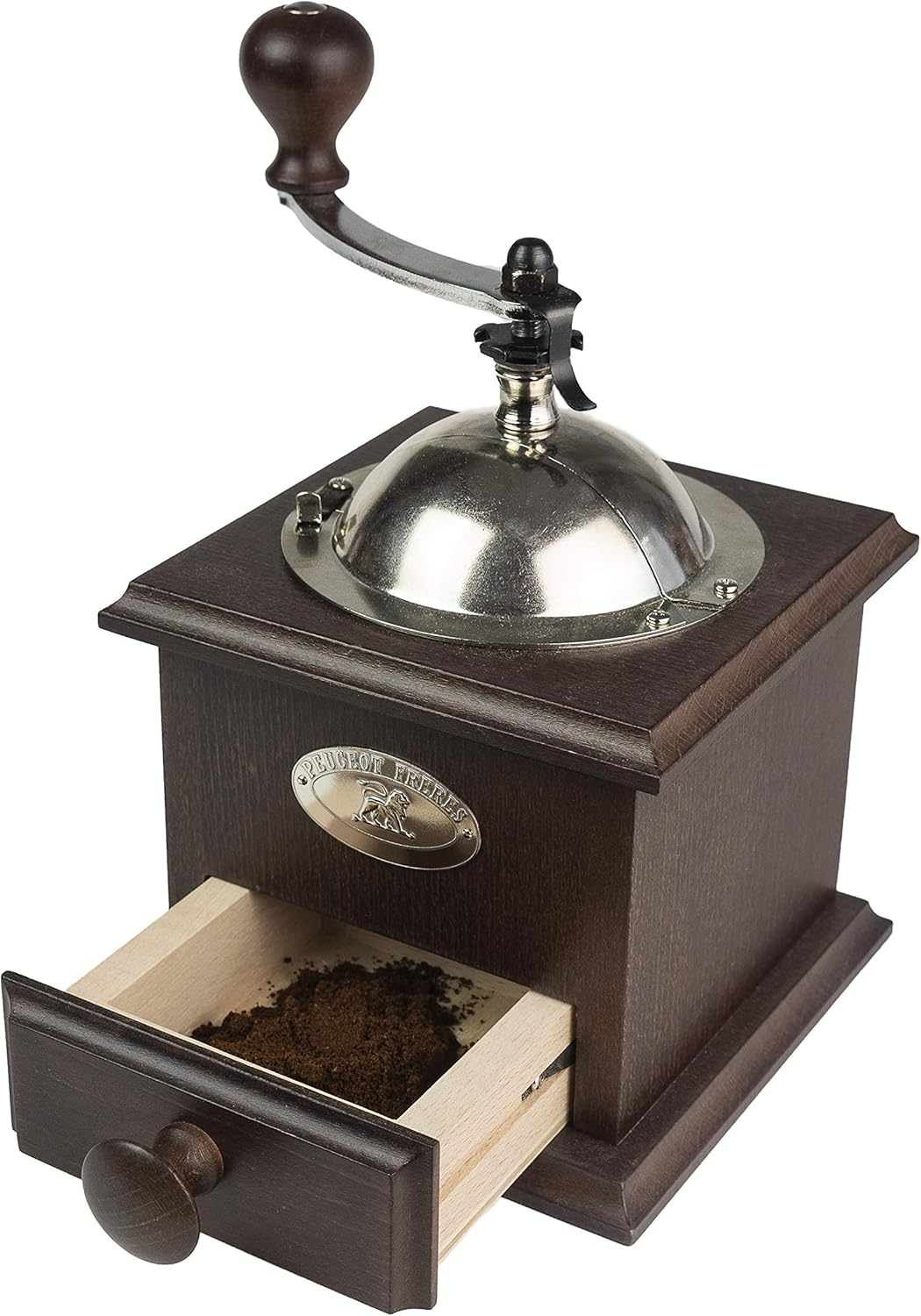 Peugeot 841-1 Kaffeemühle Nostalgie, 21 cm, Dunkelbraun, Brau