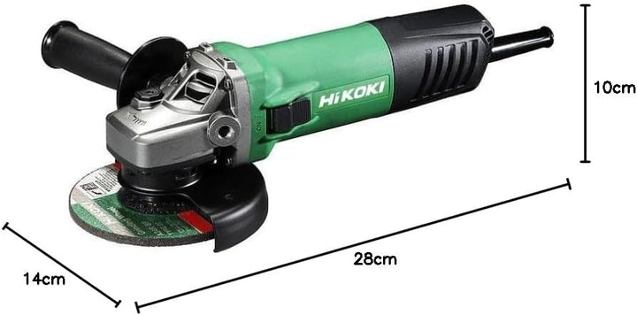 HIKOKI Winkelschleifer, G13SB4 (im Karton) Durchmesser 125mm mit Wiederanlaufschutz, (1400W) 230V, S