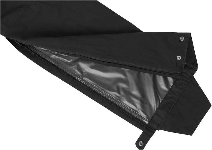 AGU Section Regenhose Essential Damen | Reflektierende Prints| Schwarz Schwarz M, Schwarz M