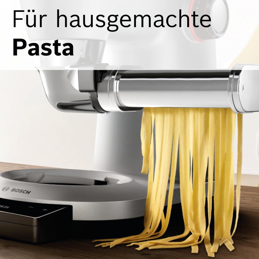 Bosch Pasta Set MUZ9PP1, Zubehör passend für Küchenmaschine Serie 8, OptiMUM, 2 Pastawalze für Lasag