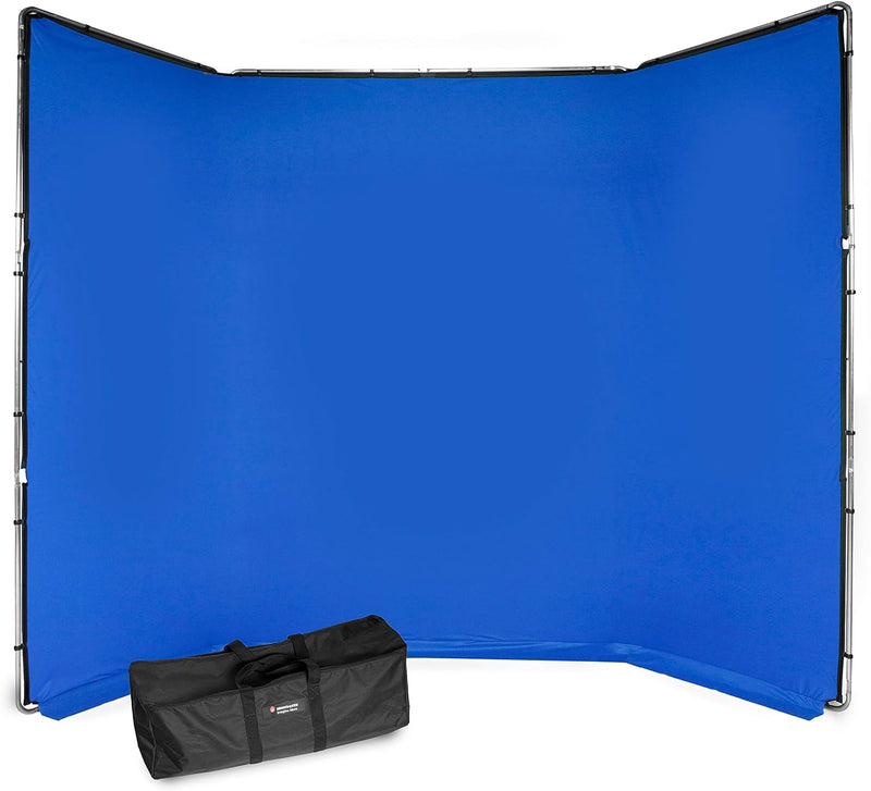 Chroma Key FX 4m x 2.9m Background Kit Blue