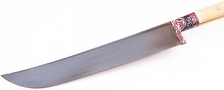 Usbekisches Kochmesser Klingen Kohlenstoffstahl Hartstahl Pchak Premium Küchenmesser inkl. Schutzhül