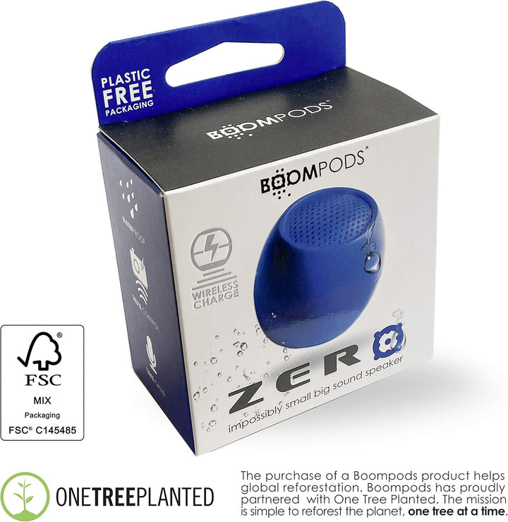 Boompods Zero Mini Bluetooth Lautsprecher - tragbarer Outdoor Lautsprecher, IPX6 Wasserschutz & 5 St