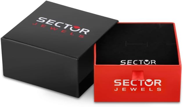 Sector No Limits Herren Halskette, Kollektion MARINE Sector Jewels, Länge 50 cm, aus Edelstahl, Schw