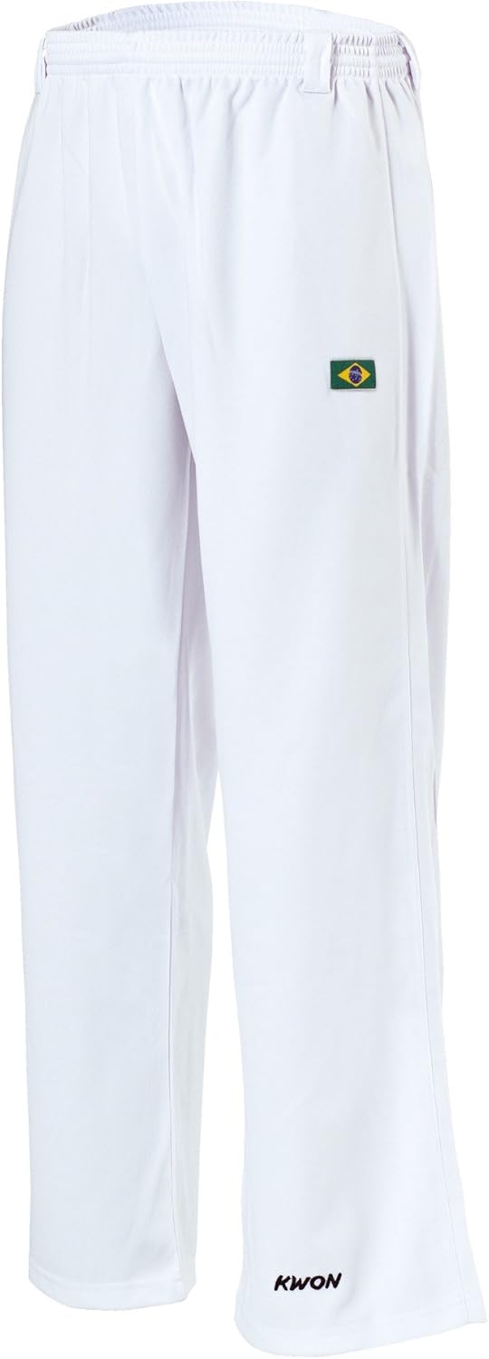 Kwon® - Capoeira Hose weiss Uni M Weiss, M Weiß