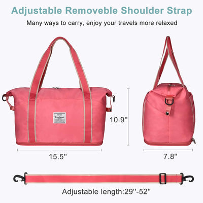DMluna wasserdichter Reise-Seesack - Tragetasche, Sporttasche, Schultertasche - Wochenendtasche für