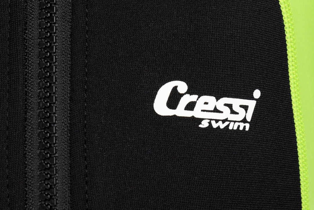 Cressi Kid Shorty Wetsuit 1.5 mm - Shorty Neoprenanzug für Kinder Ultra Stretch Neopren Schwarz/Lime