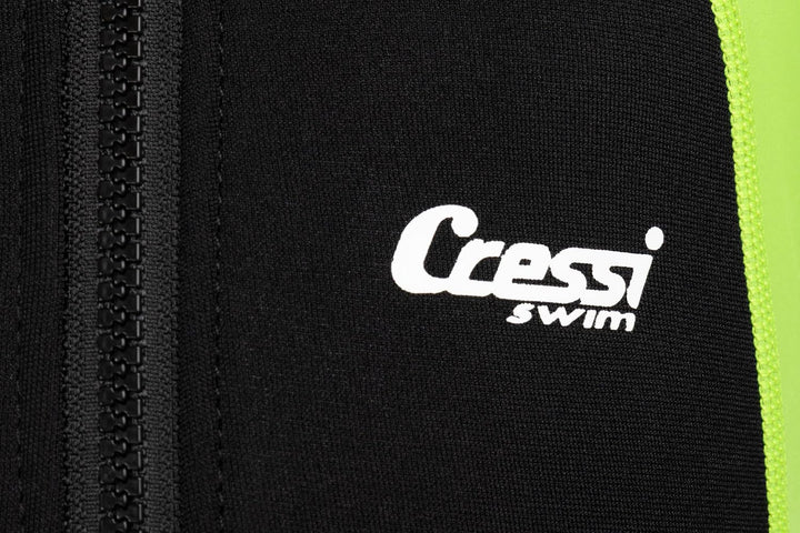Cressi Kid Shorty Wetsuit 1.5 mm - Shorty Neoprenanzug für Kinder Ultra Stretch Neopren Schwarz/Lime