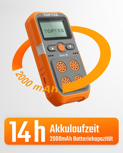 TopTes Guard-101 Gasmelder, 4 Gasmelder Für H2S, CO, LEL Und O2, Mit Vibration, Licht- Und Tonalarm,