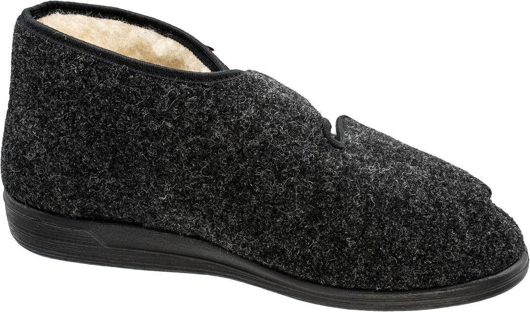 Fischer Markenschuh Herren Frank Hohe Hausschuhe, 40 EU