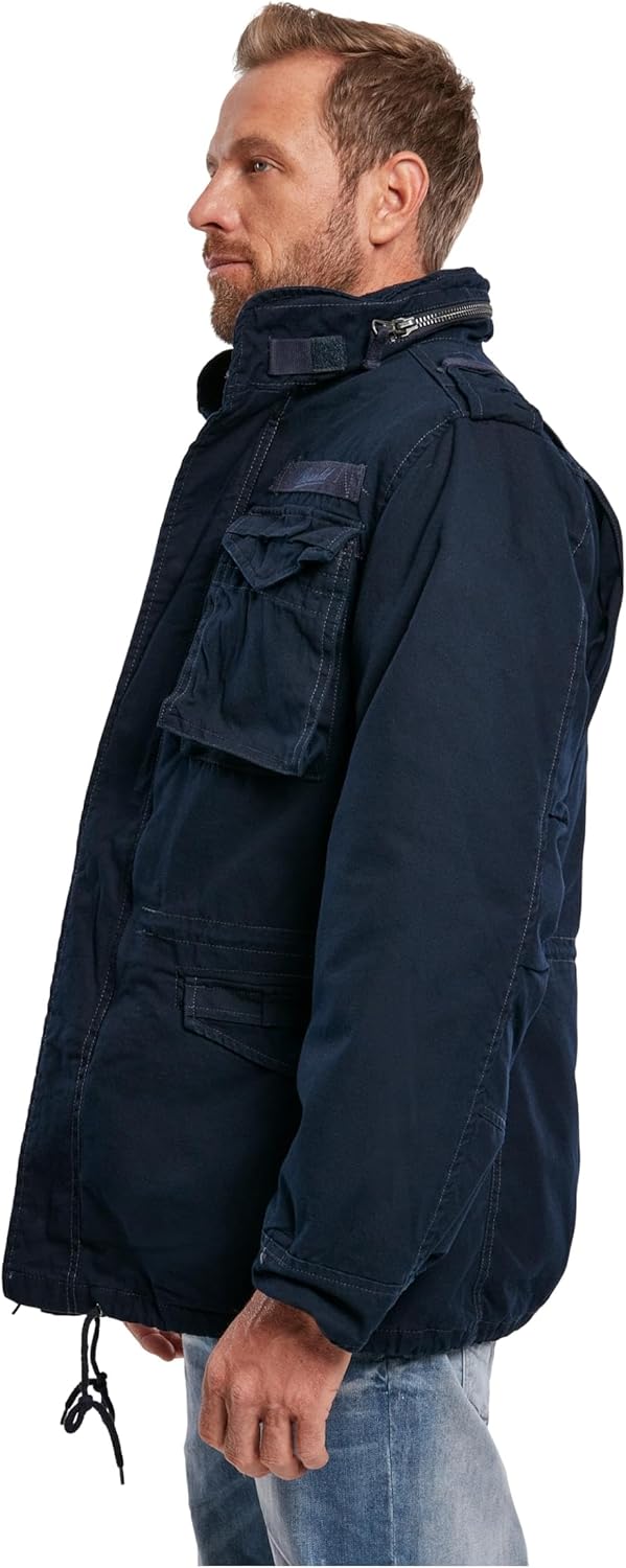 Brandit M65 Giant Herren Jacke Parka Winterjacke S Blau (Navy), S Blau (Navy)