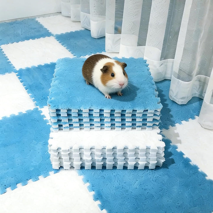 bangminda 10 Stück Meerschweinchenunterlage Weiche warme Kaninchenschlafmatte waschbare Meerschweinc