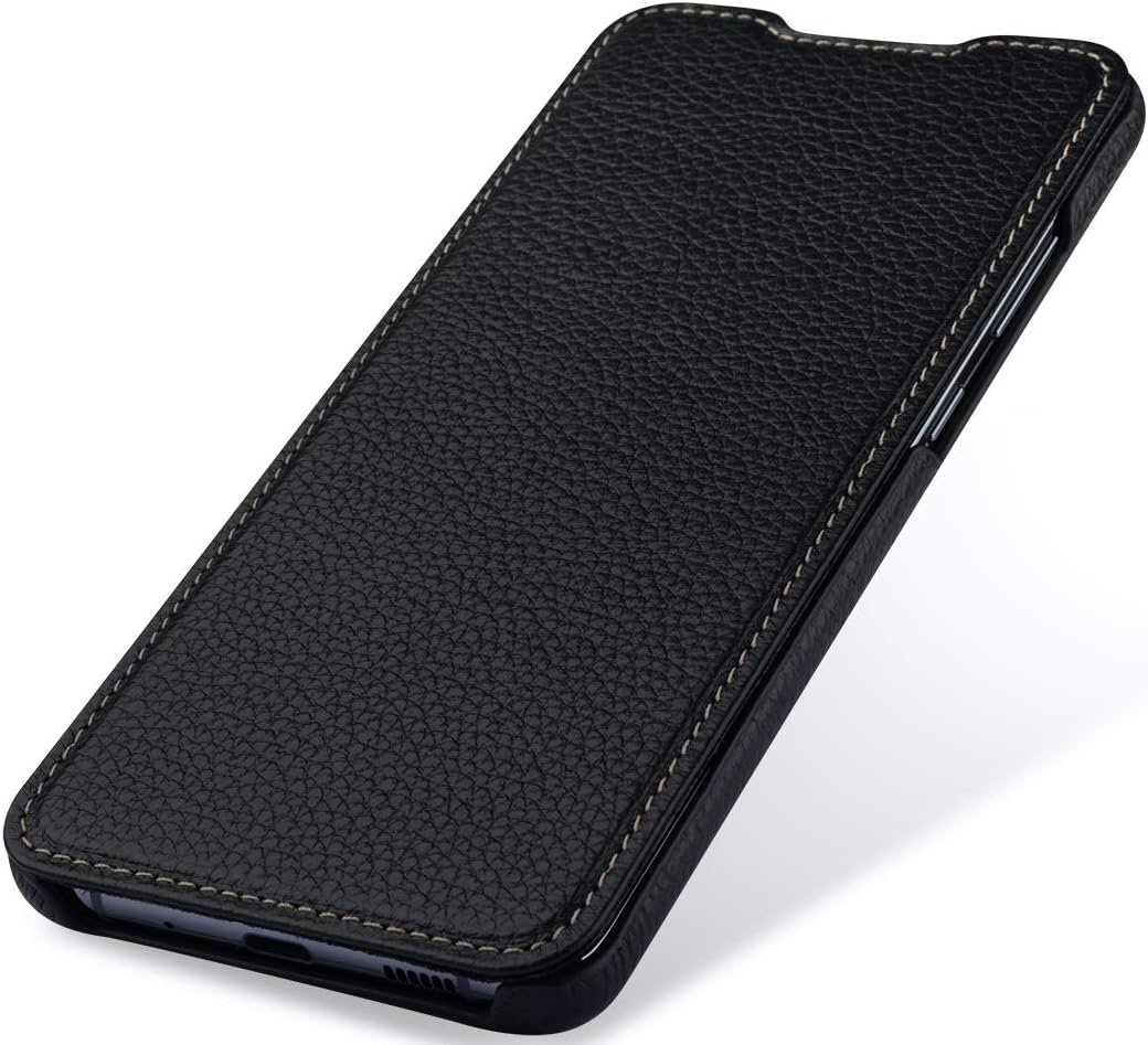 STILGUT Book Case kompatibel mit Samsung Galaxy S20 Ultra Hülle aus Leder zum Klappen, Klapphülle, H