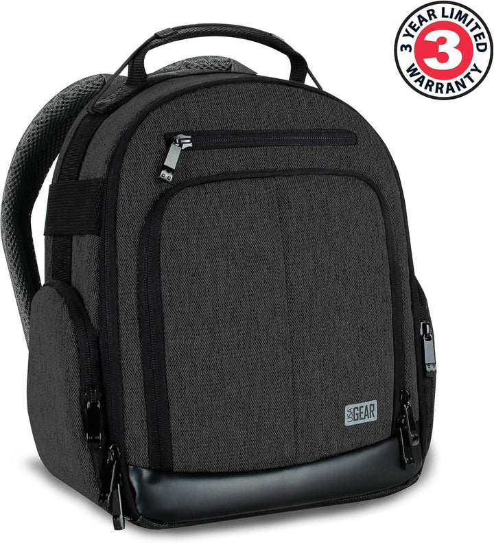 USA Gear DSLR Kamerarucksack, Kameratasche, Kamera Fotorucksack für Spiegelreflexkamera mit Kundenge