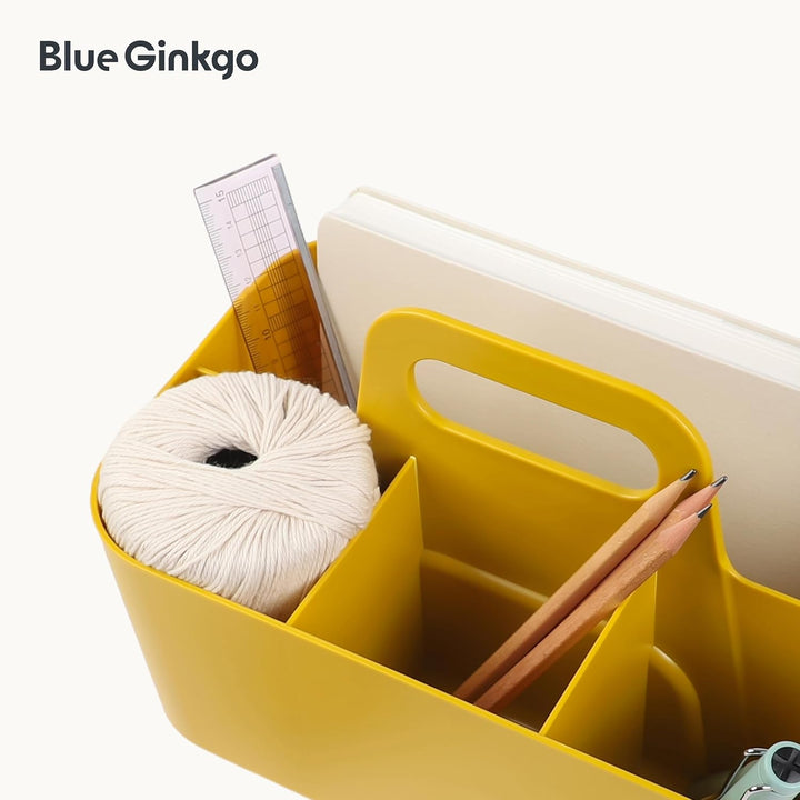 BLUE GINKGO Stapelbarer Organizer-Caddy – Tragbare Aufbewahrung aus Korea für Bad, Büro, Bastel- ode