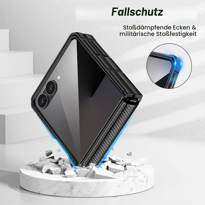 Doeshine für Samsung Galaxy Z Flip 7 Hülle [Not für Flip 7FE] mit Rotate Ständer &amp; Kameraschutz, Gan