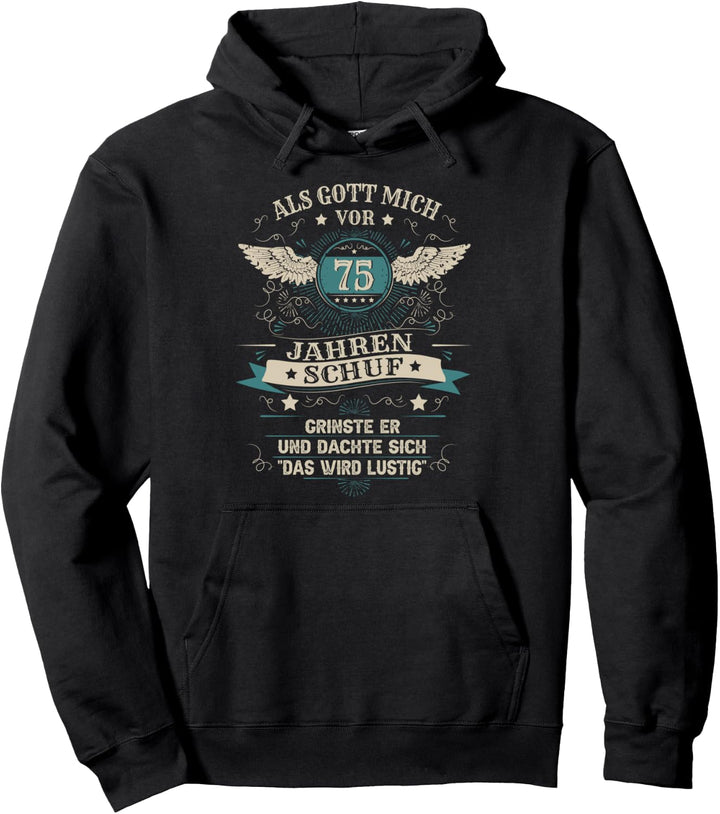75. Geburtstag Mann Frau 75 Jahre 1949 Deko Lustig Geschenk Pullover Hoodie