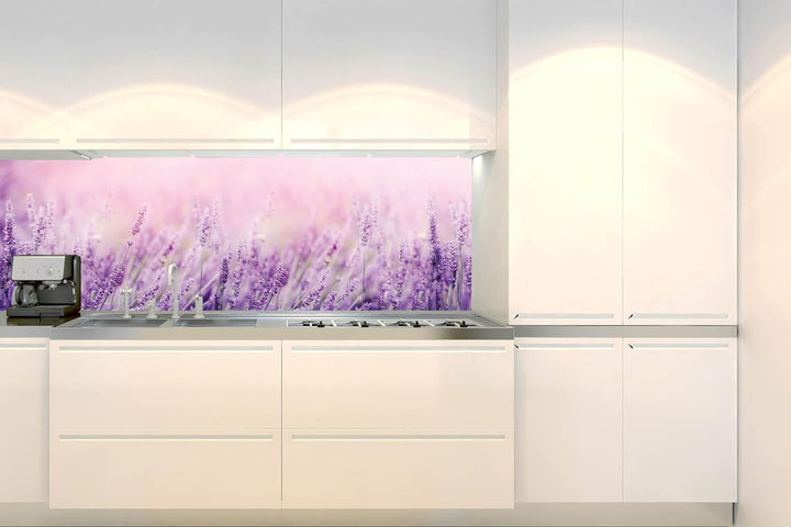 DIMEX Küchenrückwand Folie Selbstklebend Lavendel 180 x 60 cm | Klebefolie - Dekofolie - Spritzschut