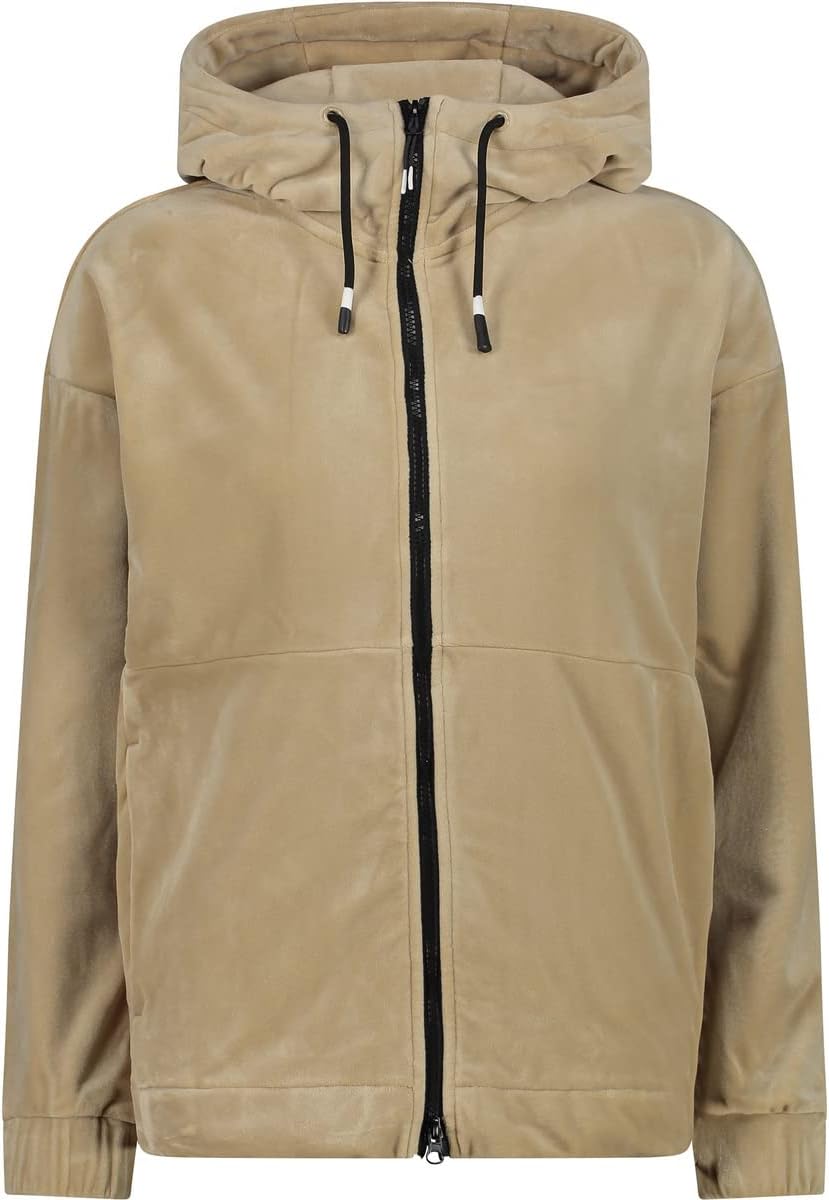 CMP Damen Woman Jacket Fix Hood JACKET 38 Sesamo, 38 Sesamo
