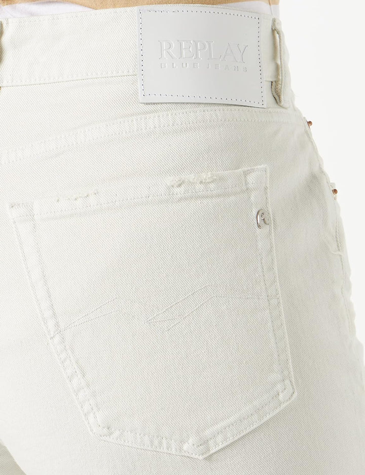 REPLAY Damen Heveleen Jeans 29W 011 Natural White, 29W 011 Natural White