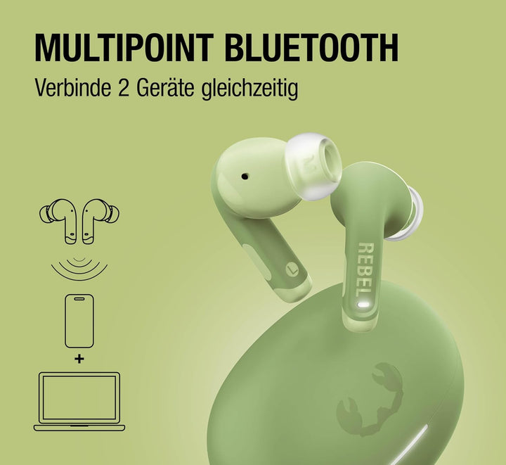 Fresh 'n Rebel Twins Fuse 2 Wireless In-Ear Kopfhörer Noise Cancelling - Klarer Sound - 36h Akku - B