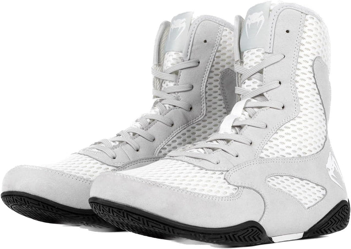 Venum Unisex Contender Boxing ShoesVENUM Boxenschuhe – Schwarz/Weiss 8.5 Men/ 10 Women Weiss Grau, 8