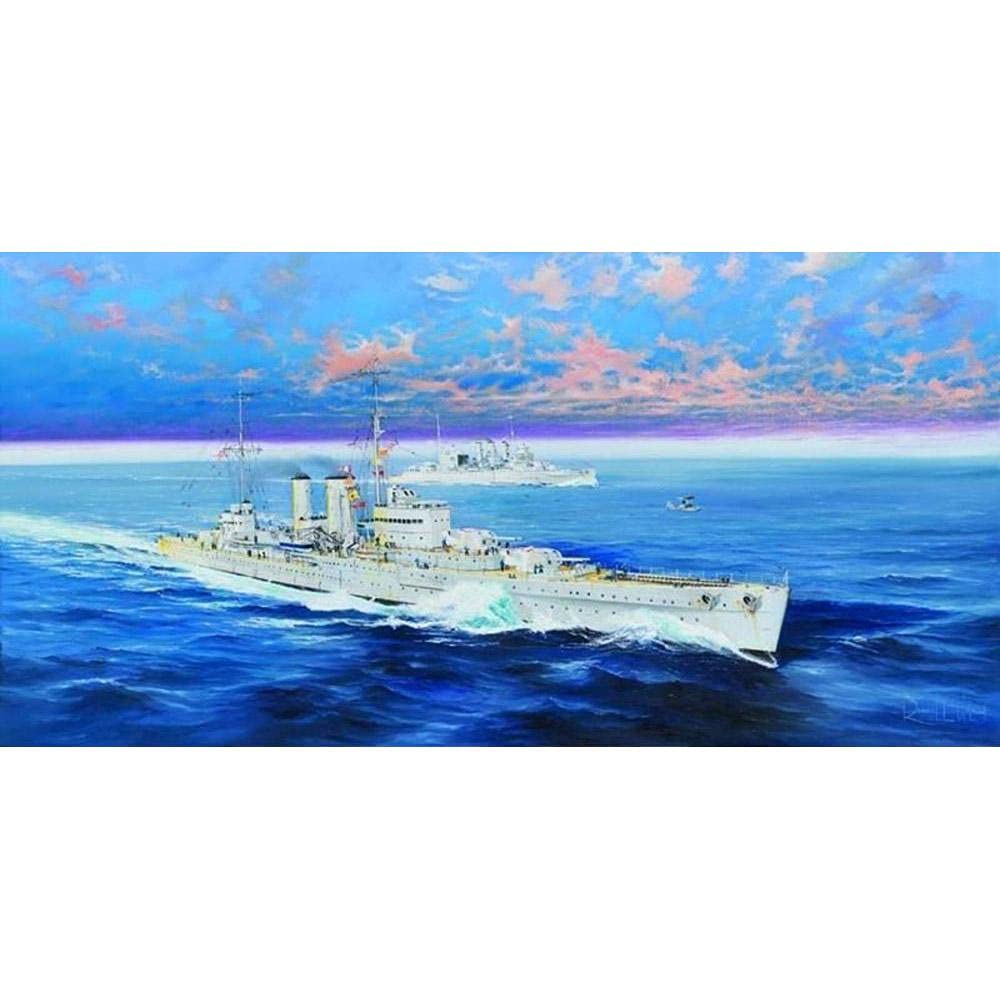 Trumpeter 005350 HMS Exeter Modellbausatz, verschieden