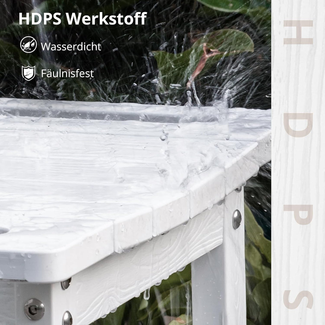 LUE BONA HDPS Duschbänke, Duschhocker zum Rasieren der Beine mit Ablage, wasserdichter Badstuhlsitz