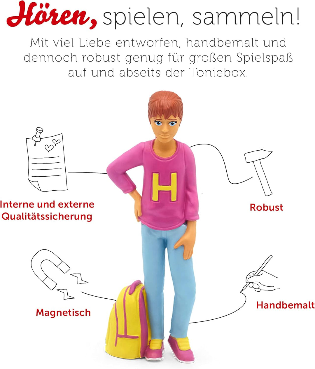tonies Hörfigur für Toniebox, Hanni und Nanni – Voll im Trend, Hörspiel für Kinder ab 7 Jahren, Spie