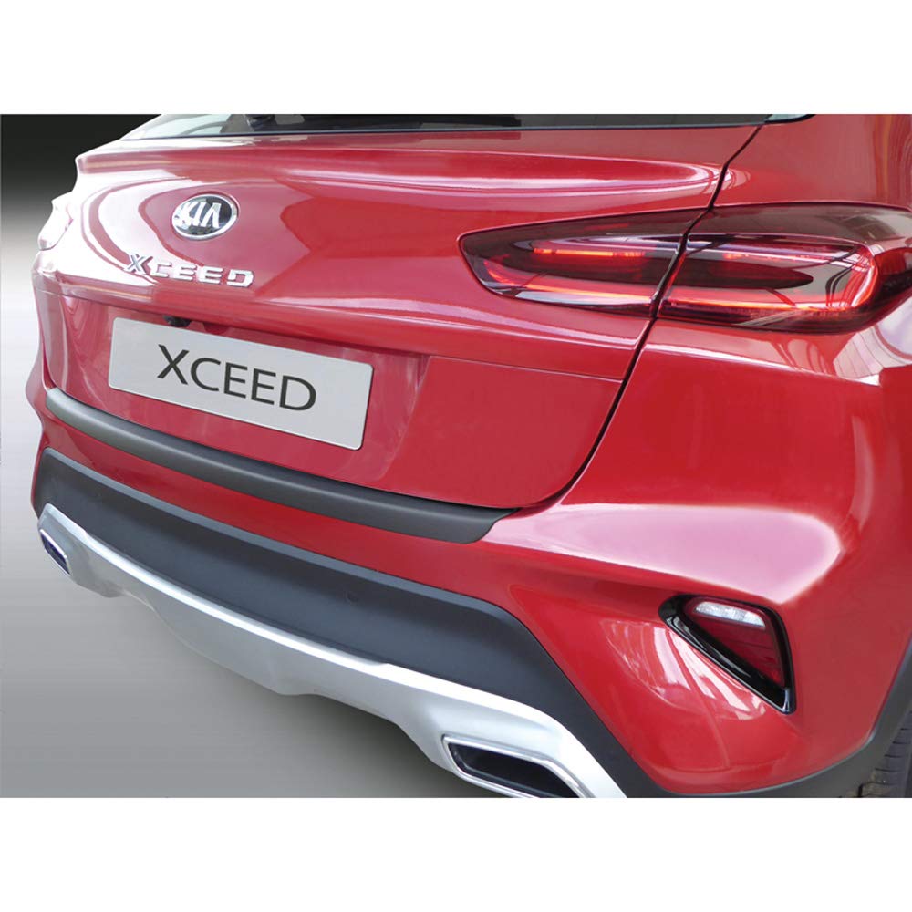 RGM ABS Heckstossstangenschutz kompatibel mit Kia XCee'd 9/2019- Schwarz Mattschwarz, Mattschwarz