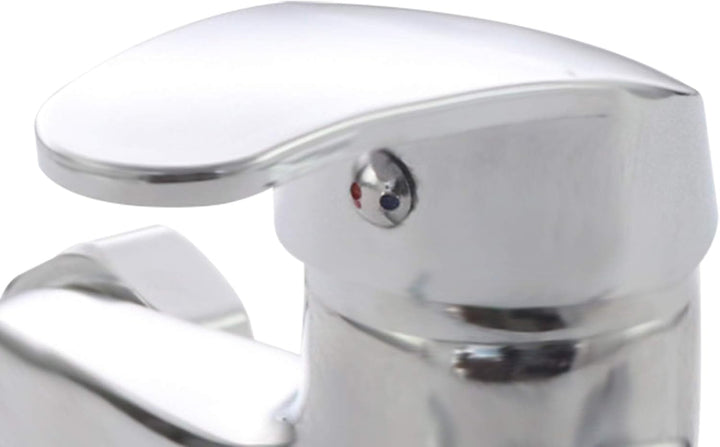 Wandmontage Küchenarmatur Mixer Wasserhahn Küchenspüle Heiss Und Kalt Verchromt Einhand-Mixer Wasser
