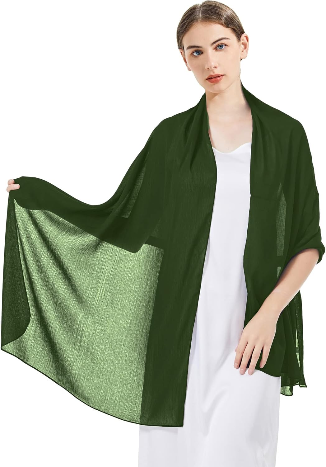 Chiffon Stola für Damen - Elegantes Schultertuch für Abendkleider - Leichter & Hauchzarter Schal für