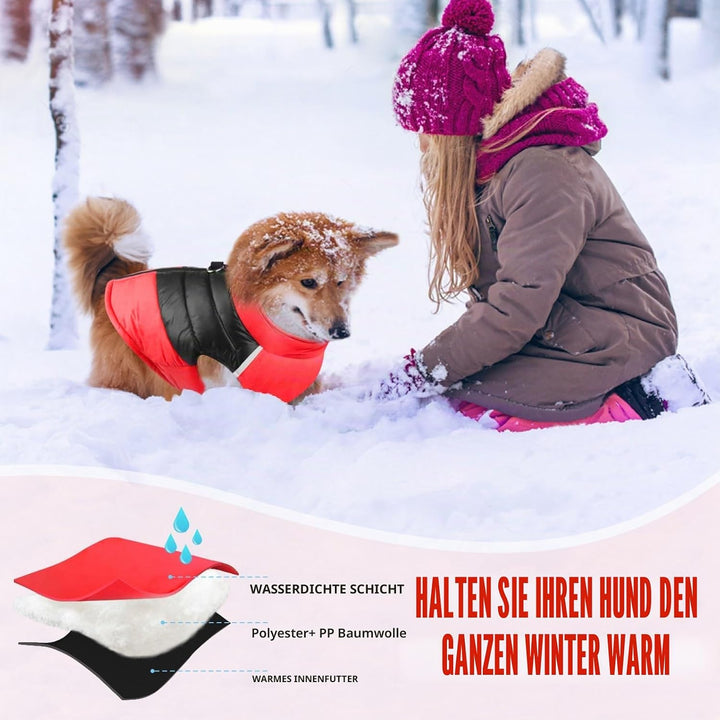 Idepet Haustier Hund Warm Mantel Jacke wasserdichte Kleidung Kleine mittlere grosse Haustier Hund Ka
