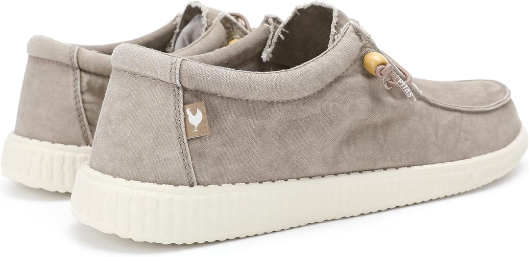 WALK IN PITAS | WP150 WALLABI Washed | Herren Mokassins | Flache Slipper für Männer | Slip on Loafer