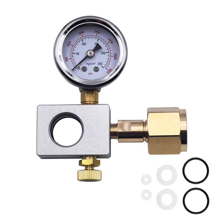 DRYHTEN Kohlendioxid Nachfüllstation Adapter mit Gauge für Sodastream DUO Terra Art Gaia Pink Zylind
