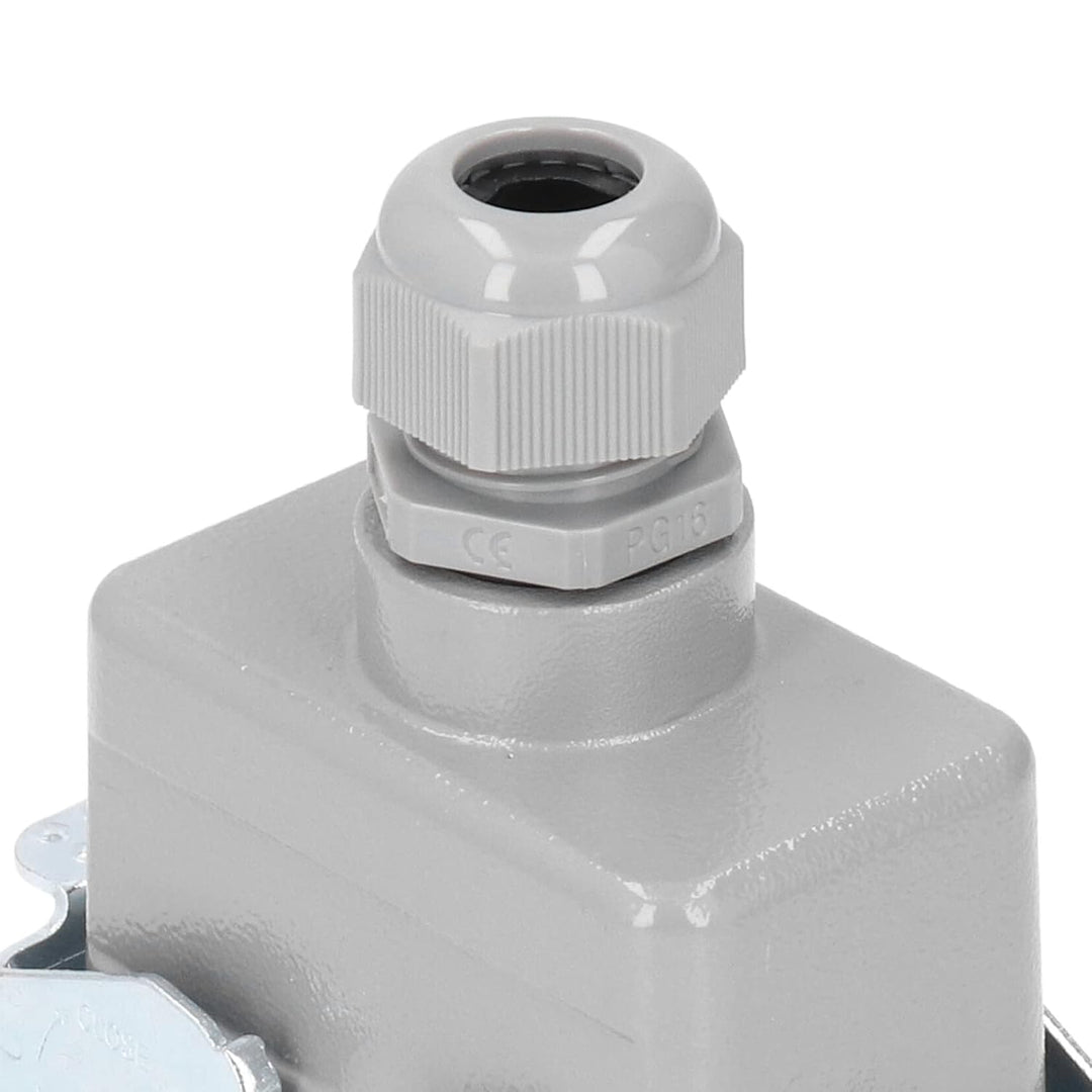 Rechteckiger Schwerer Steckverbinder IP65 16A 500V Wasserdichter Steckverbinder Flammhemmende Schrau