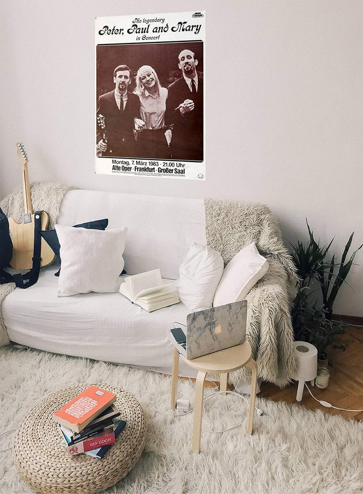 Peter, Paul and Mary - Such is Love, Frankfurt 1983 » Konzertplakat/Premium Poster | Live Konzert Ve