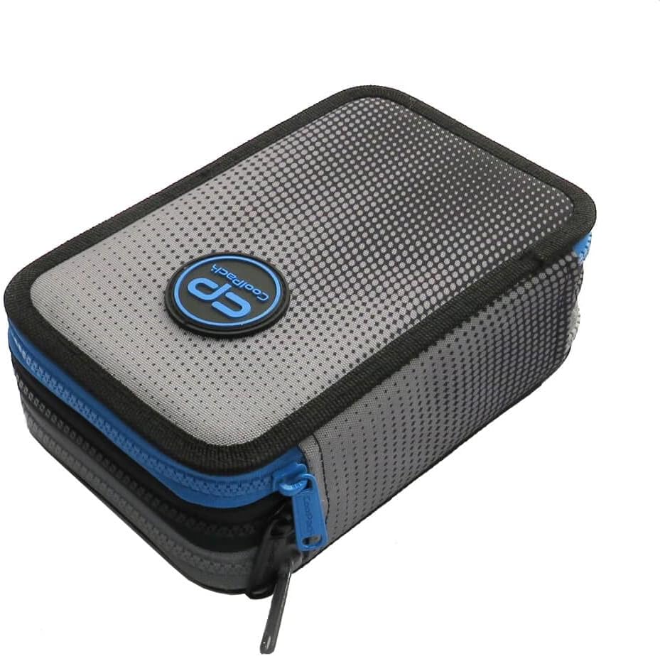 CoolPack XXL Dreifach-Federmäppchen - 3-Fach Schul-Etui für Jungen, Ombre-Design, 44-Teilig Gefüllt,