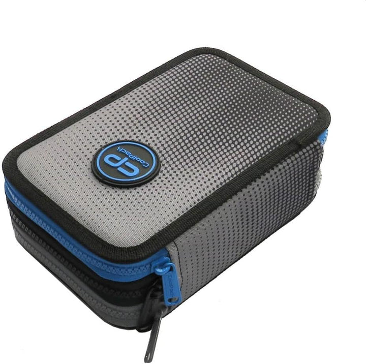 CoolPack XXL Dreifach-Federmäppchen - 3-Fach Schul-Etui für Jungen, Ombre-Design, 44-Teilig Gefüllt,