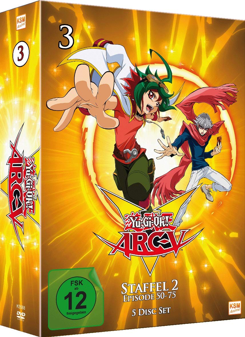 Yu-Gi-Oh! Arc-V - Staffel 2.1: Episode 50-75 [5 DVDs], DVD