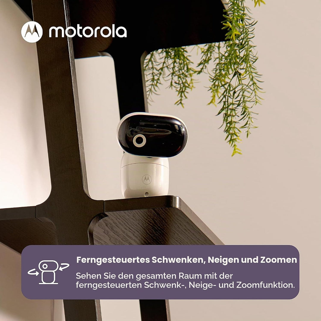 Motorola Nursery PIP1010 CON Baby Monitor-mit Kamera-Schwenken, Neigen, Zoomen und Nachtsicht-Wandha